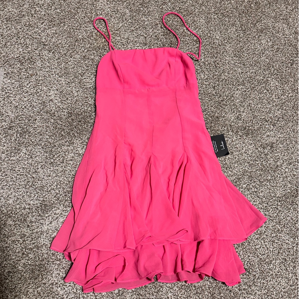 Lulu's Pink Mini Dress